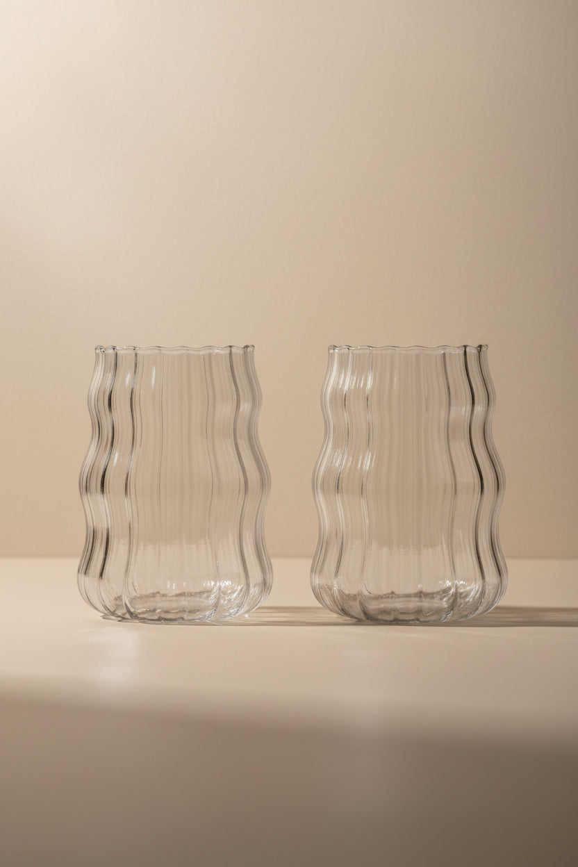 Wave Glass – Set van 2