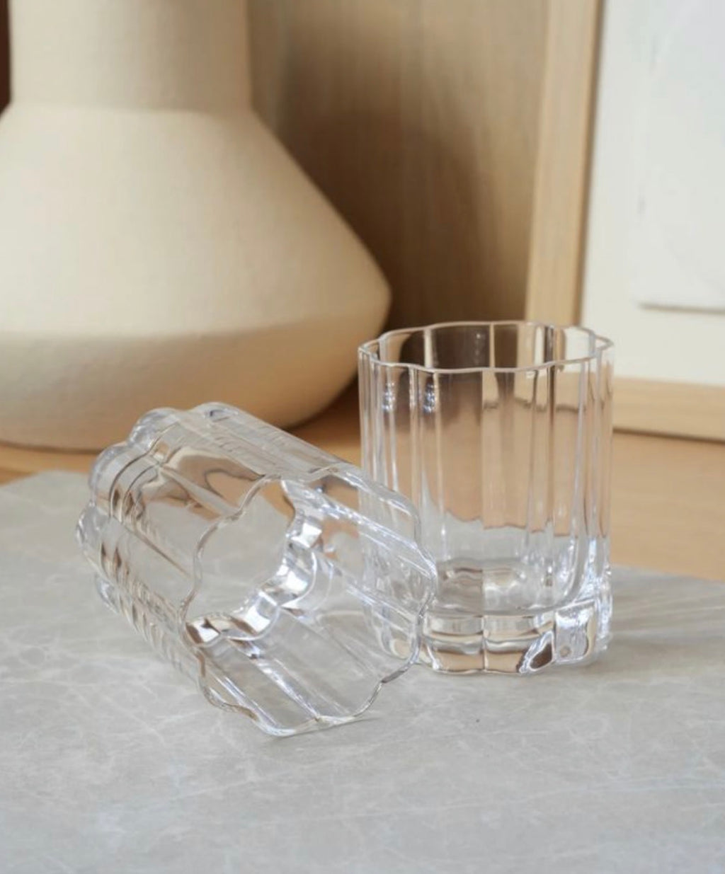 Daisy Glass – Set van 2